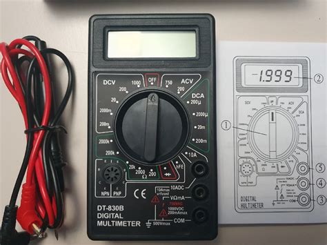 Multimetr Miernik Elektryczny Dt B Bi Goraj Kup Teraz Na Allegro