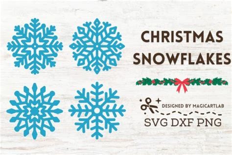 Snowflakes Svg Christmas Snowflake Svg Graphic By Magicartlab