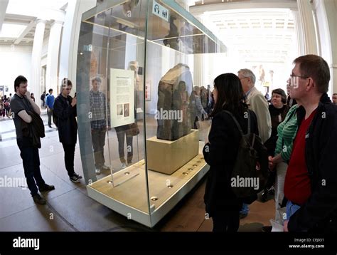 The Rosetta Stone British Museum London UK Europe Stock Photo - Alamy