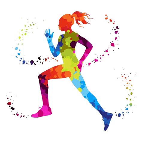 Abstract Running Free PNG PNG All