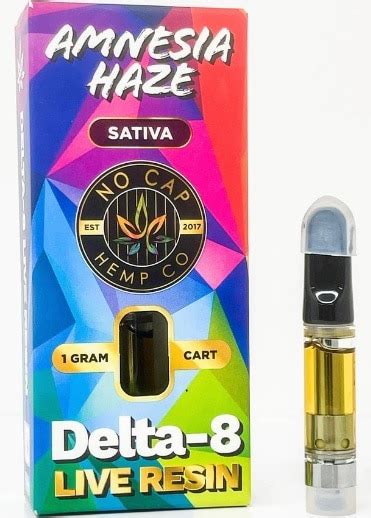 Amnesia Haze Live Resin Cart Delta 8 Sativa 1 Gram The Delta 8 Shop