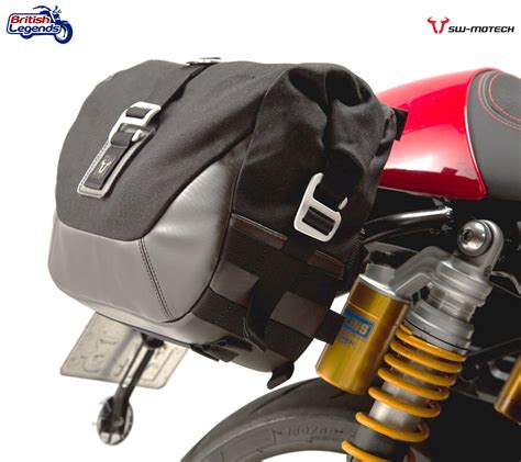 Canvas Saddlebag For Triumph Thruxton