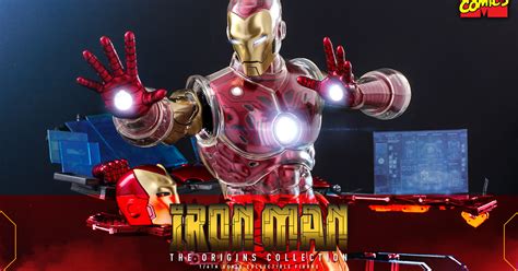 Hot Toys CMS07D37 漫威漫畫鋼鐵人1 6 比例合金收藏級人偶 豪華版 The Origins Collection