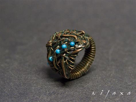 Медное кольцо Лечея – заказать на Ярмарке Мастеров – DIX9RU | Кольца ...