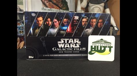 Topps Star Wars Galactic Files Trading Cards Box Break Hobby