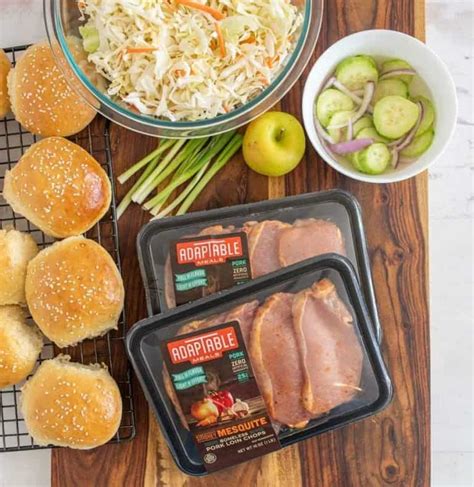 Grilled Pork Chop Sandwiches With 5 Minute Cole Slaw — Bless This Mess