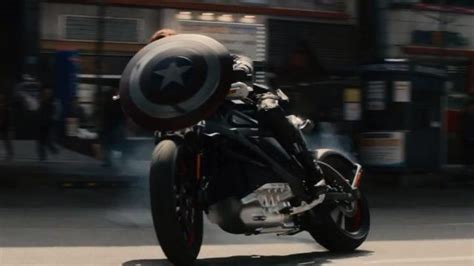 The bike of Captain America in Avengers : era of Ultron | Spotern