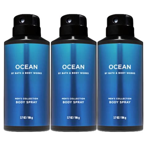 Bath And Body Works Ocean Mens Deodorizing Body Spray