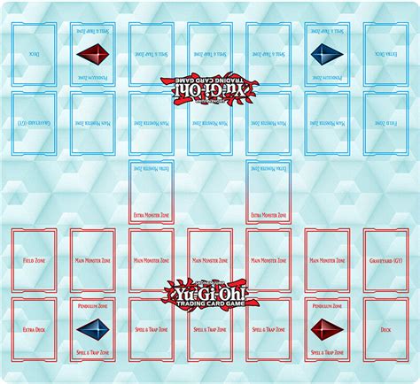 Ygomat Player Master Rule Card Link Zones Custom Playmat Tcg Ccg