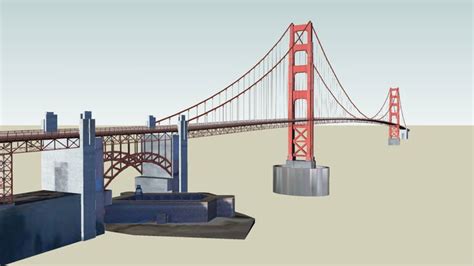 Sketchup Components 3D Warehouse Golden Gate Bridge