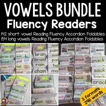 PHONICS: FLUENCY READERS: VOWELS MEGA BUNDLE by Teach To Tell | TpT