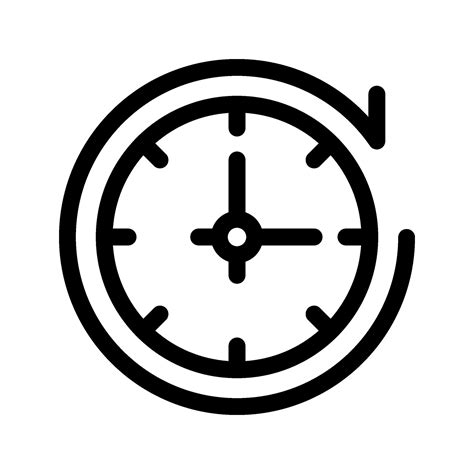 time icon vector symbol design illustration  vector art  vecteezy