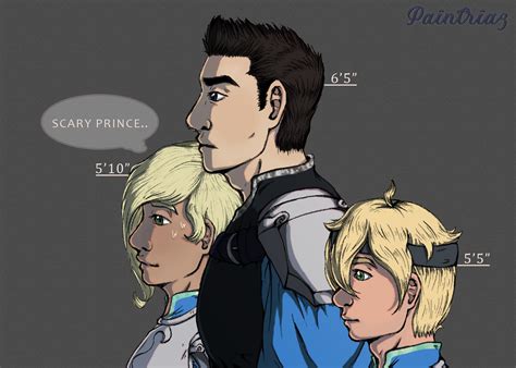 Height Comparison by Paintriaz on DeviantArt