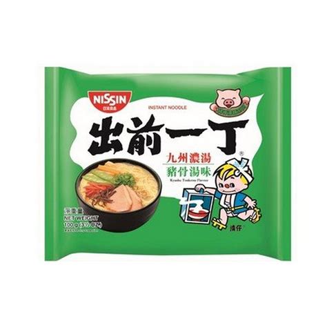 Nissin 出前一丁豬骨湯麵系列九州濃湯豬骨湯味 100g 冠生藥房