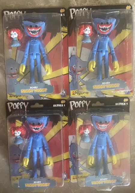 Figura De Acci N Posable Poppy Playtime Scary Huggy Wuggy Serie