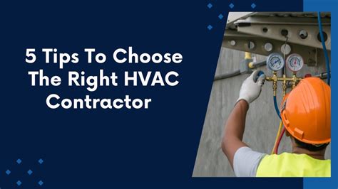 Ppt Tips To Choose The Right Hvac Contractor Powerpoint