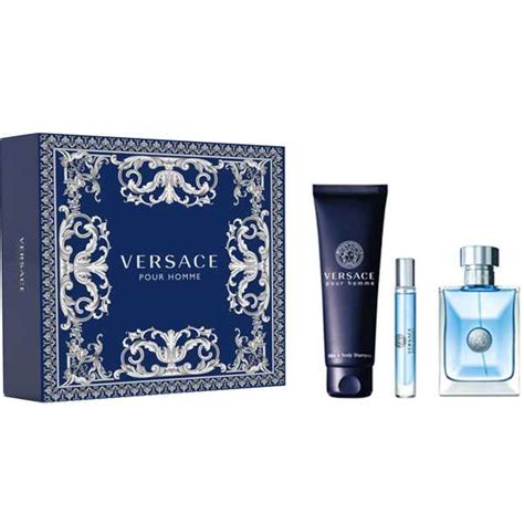 Versace Pour Homme Set EDT 100ml EDT 10ml SG 150ml For Men