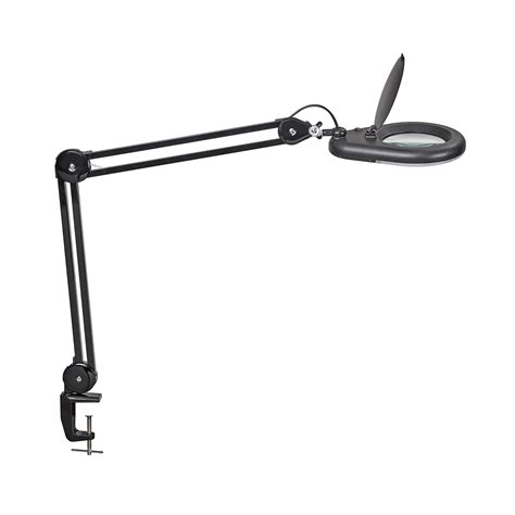 Lampe à loupe LED MAULviso avec pince noire Luminaire fr