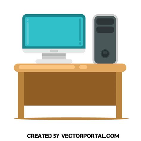 Workstation Computer Clipart Image