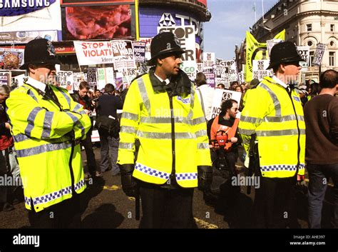 British Police Officer Leicester Square Hi Res Stock Photography And