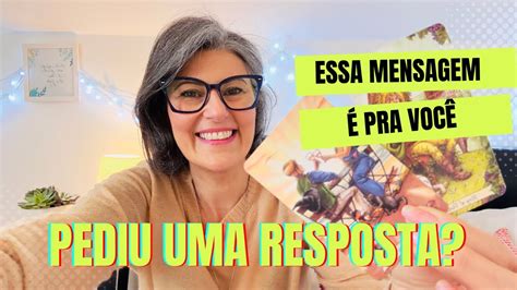 Tenho Uma Mensagem Pra Voc A Resposta Que Voc Pediu Youtube