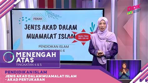 Menengah Atas 2022 Klip Pendidikan Islam Jenis Akad Dalam