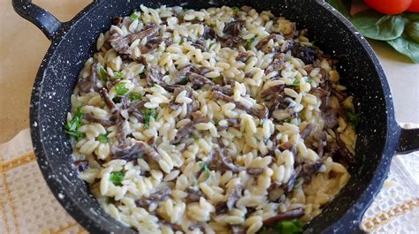 One Pot Creamy Mushroom Orzo Ana Recipes