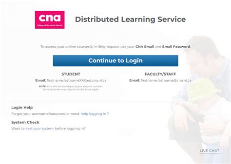 Distributed Learning Services - CNA Online Learning - Accessing Your Course