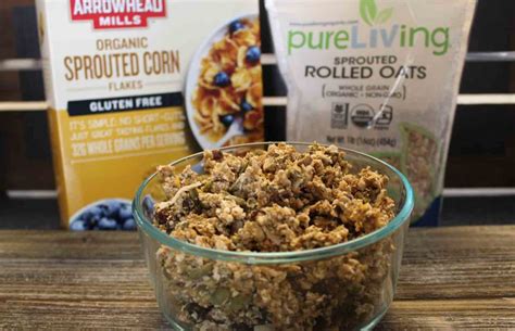 Sprouted Rolled Oats Granola Recipe