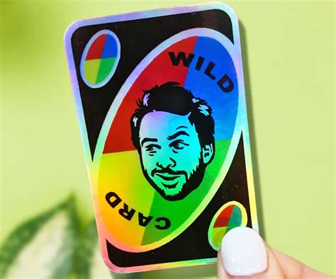 Charlie Wild Card Holo Sticker