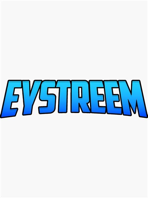 "Eystreem" Sticker for Sale by Vegas Cara | Redbubble