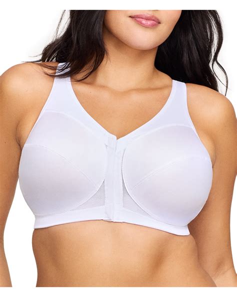 Glamorise Magiclift Front Closure Posture Back Wirefree Bra 1265 Womens And Womens Plus