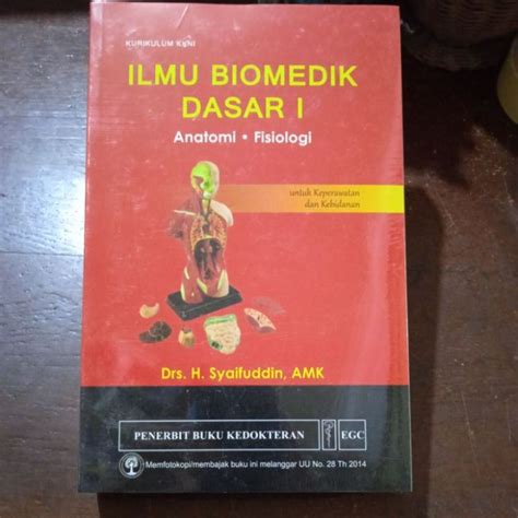 Buku Ilmu Biomedik Dasar I Anatomi Fisiologi Lazada Indonesia