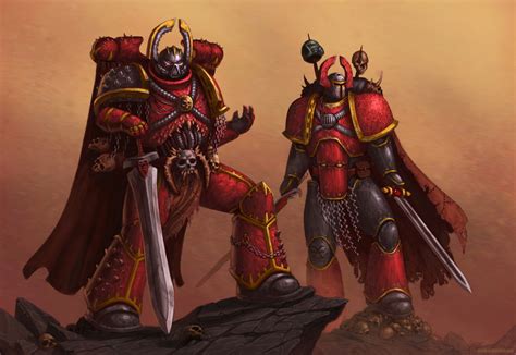 Khorne Space Marines Art By Javier Quintana 40k Gallery