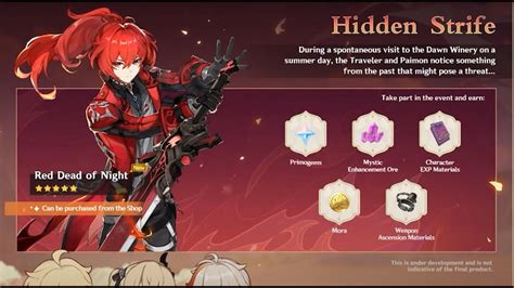 Genshin Impact Version 28 Dilucs Hidden Strife 5 Star Outfit Reveal