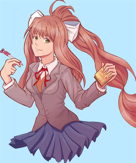 Monika Fanart : r/DDLC