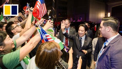 On Us Stopover Taiwanese Vice President William Lai Vows To Lead