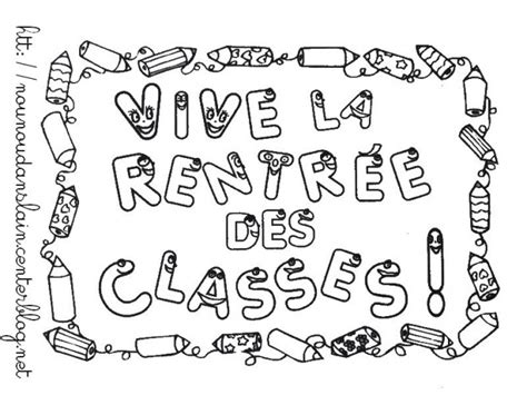 Coloriage La Rentrée des Classes dessin gratuit à imprimer