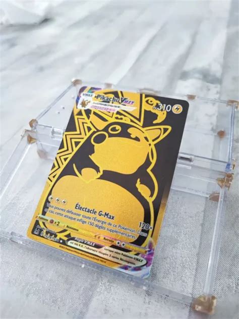 CARTE POKÉMON PIKACHU Vmax Gold TG29 TG30 Origine Perdue NEUF Excellent