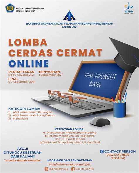 Lomba Rakernas Akuntansi Dan Pelaporan Keuangan Pemerintah Tahun 2021