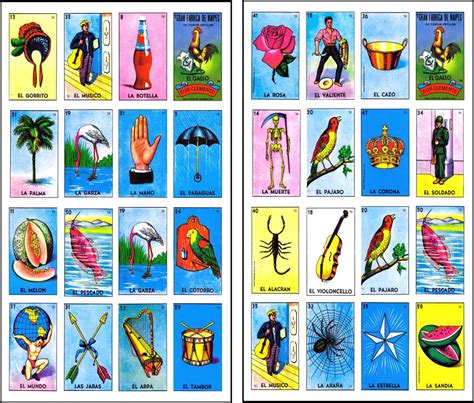 Loteria Mexicana 50 Cartas Imprimible 100 00 En Mercado Libre Hot Sex