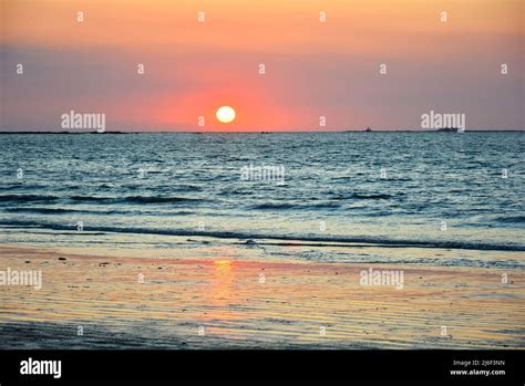 Beautiful sunset at Chaung Thar Beach, Myanmar Stock Photo - Alamy