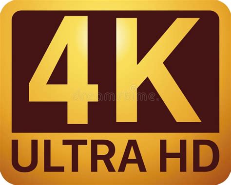 4K ULTRA HD Sign On White Background Converted Eps Stock Photo