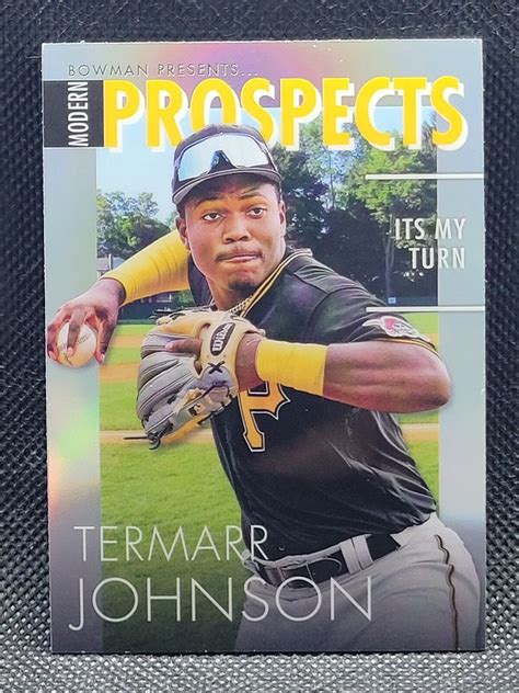 2023 Bowman Termarr Johnson Modern Prospects Insert Mp 14 Pittsburgh