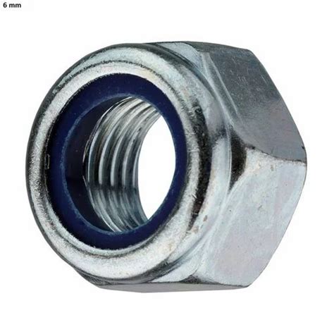 Mild Steel Hot Rolled 6mm MS Nylock Nut At Rs 17 Piece In Ludhiana ID