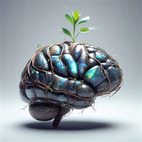 Premium AI Image | Mindfulness Brain illustration