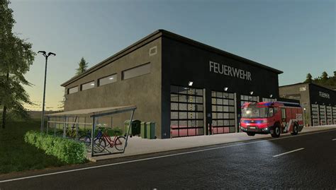 FIRE STATION FOR PROFESSIONAL FIRE BRIGADES V1 0 FS19 Mod FS19 Net