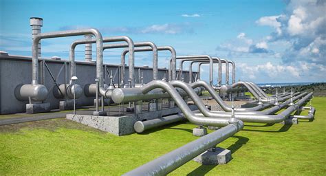 Artstation Geothermal Power Plant 3d Model