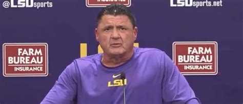 Ed Orgeron Rips Apart Lsu In Amazing Press Conference Moment The