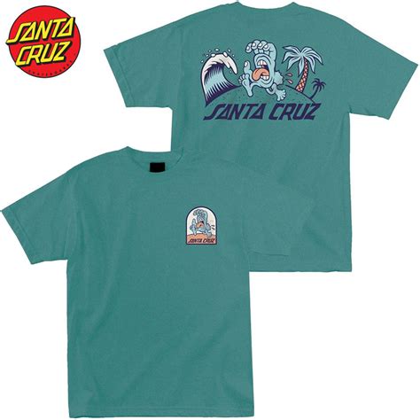 【楽天市場】サンタクルーズ Santa Cruz Beach Bum Hand Scene Ss T Shirtグリーン 緑